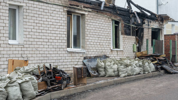 Professional Fire Damage Removal technician working in Red Wing, MN